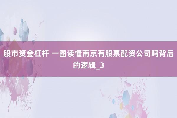 股市资金杠杆 一图读懂南京有股票配资公司吗背后的逻辑_3