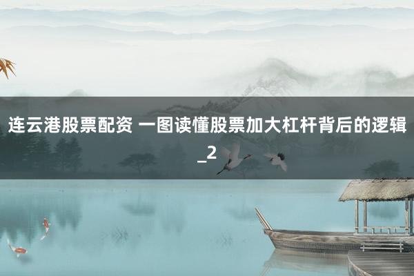 连云港股票配资 一图读懂股票加大杠杆背后的逻辑_2